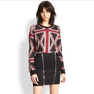 The Kooples Multicolor British Flag Knit Pullover